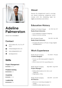 CV template in Ghana